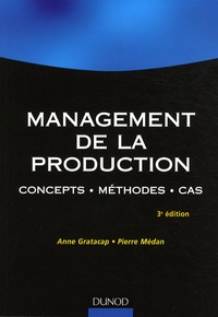Anne Gratacap et Pierre Médan - Management de la production - Concepts, méthodes, cas.