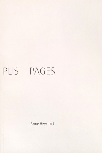 Anne Heyvaert - Plis pages.
