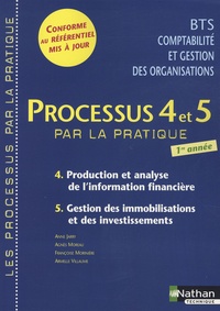 Anne Jarry - Processus 4 et 5 BTS CGO 1e année - Production et analyse de l'information financière Gestion des immobilisations et des investissements.