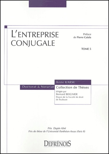 Anne Karm - L'entreprise conjugale.