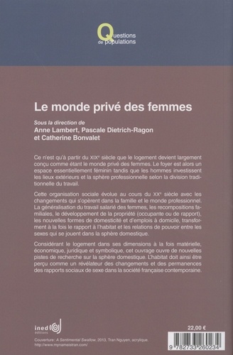 Le monde privé des femmes. Genre et habitat dans la société française