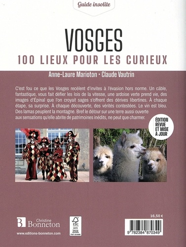 Vosges. 100 lieux pour les curieux 2e édition