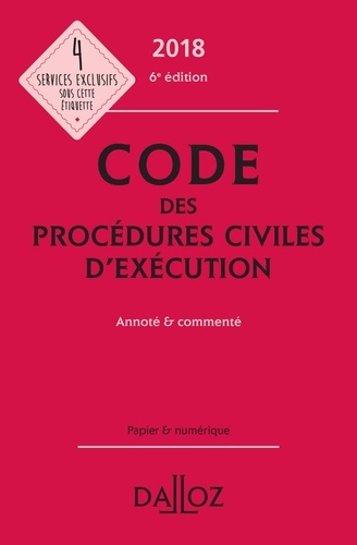 Anne Leborgne et Olivier Salati - Code des procédures civiles d'exécution annoté & commenté.