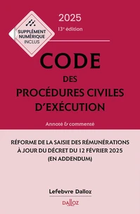 Code des procédures civiles d'exécution