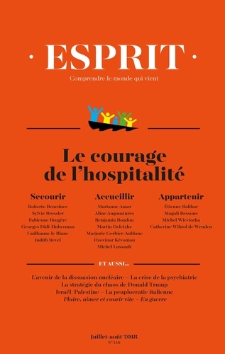 Esprit N° 446, juillet-août 2018 Le courage de l'hospitalité