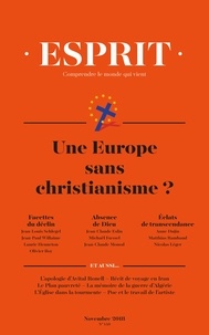 Anne-Lorraine Bujon - Esprit N° 449, novembre 201 : Une Europe sans christianisme ?.