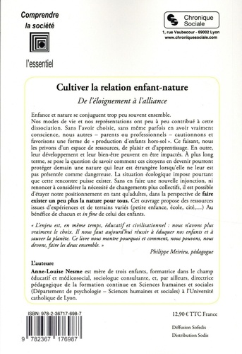 Cultiver la relation entre l'enfance et la nature. De l'éloignement à l'alliance