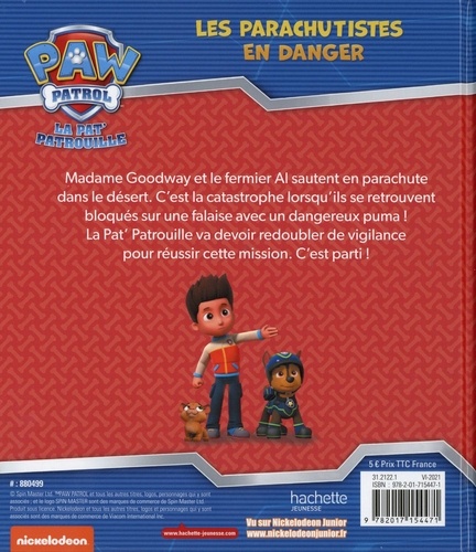 Paw Patrol La Pat' Patrouille  Les parachutistes en danger