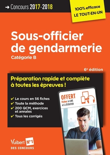 Sous-officier de gendarmerie catégorie B  Edition 2017-2018