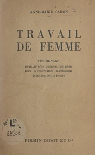 Travail de femme