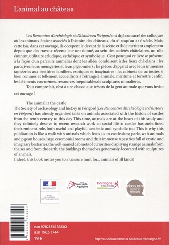 L'animal au château. Actes des rencontres d'archéologie et d'histoire en Périgord