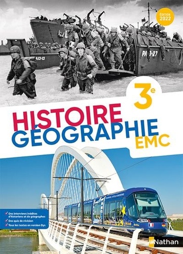 Anne-Marie Hazard-Tourillon et Sébastien Cote - Histoire-Géographie-EMC 3e.
