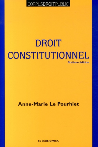 Anne-Marie Le Pourhiet - Droit constitutionnel.