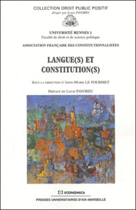 Anne-Marie Le Pourhiet - Langue(s) et constitution(s).