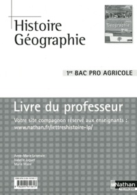 Histoiresdenlire.be Histoire et géographie 1e Bac pro agricole - Livre du professeur Image