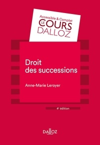 Anne-Marie Leroyer - Droit des successions.