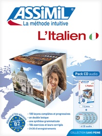 Anne-Marie Olivieri - L'Italien - Pack Livre. 4 CD audio