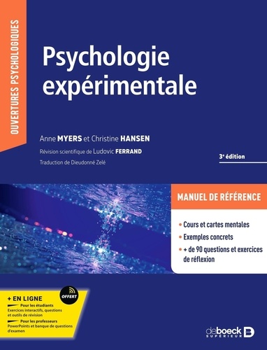 Psychologie expérimentale 3e édition