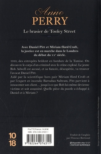 Une enquête de Daniel Pitt Tome 3 Le brasier de Tooley Street