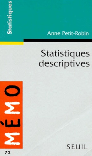Anne Petit-Robin - Statistiques descriptives.