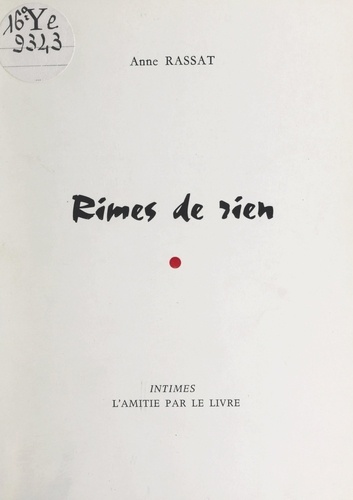 Rimes de rien