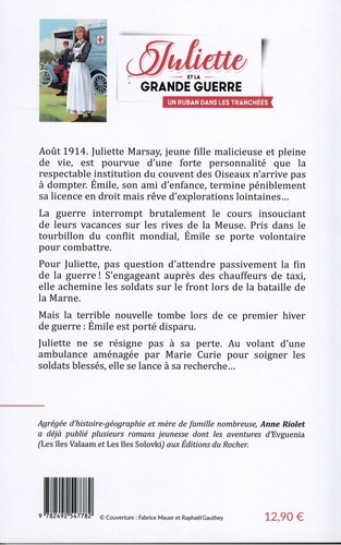 Juliette et la Grande Guerre Tome 1 Un ruban dans les tranchées
