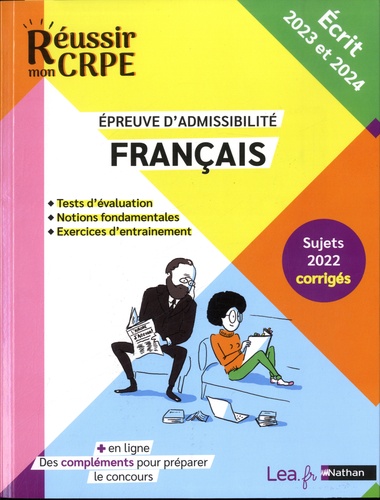 Français épreuve d'admissibilité. Ecrit  Edition 2023-2024