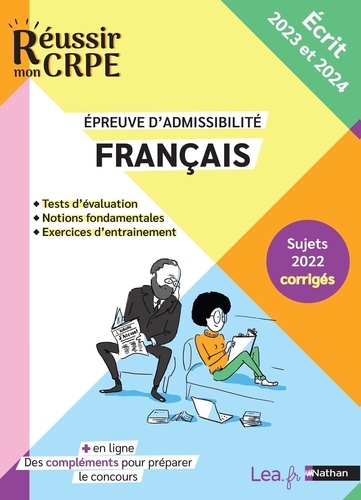 Français épreuve d'admissibilité. Ecrit  Edition 2023-2024