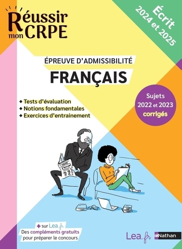Français - Epreuve écrite - admissibilité  Edition 2024-2025