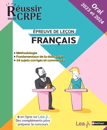 Français. Epreuve de leçon  Edition 2023-2024