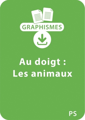 Anne Semmel - Graphismes  : Graphismes au doigt PS - Les animaux - Un lot de 9 fiches à télécharger.