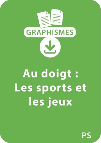 Anne Semmel - Graphismes  : Graphismes au doigt PS - Les sports et les jeux - Un lot de 15 fiches à télécharger.