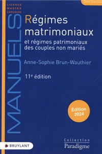 Régimes matrimoniaux et régimes patrimoniaux des couples non mariés