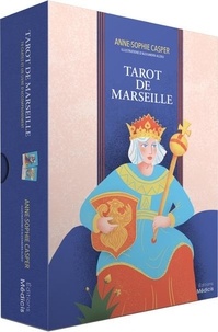 Anne-Sophie Casper et Alexandra Alzieu - Tarot de Marseille - Coffret avec 78 cartes et un livret.