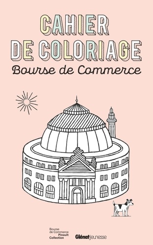 Cahier de coloriage. Bourse de Commerce