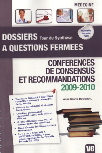 Anne-Sophie Dussouil - Conférences de consensus et recommandations 2009-2010.