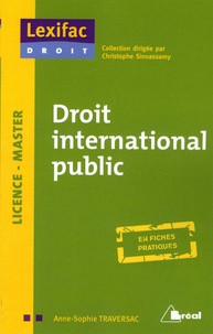 Anne-Sophie Traversac - Droit international public.