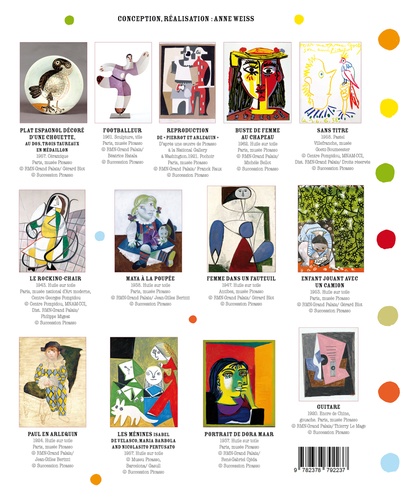L'art à colorier - Picasso. 23 chefs-d'œuvre à compléter