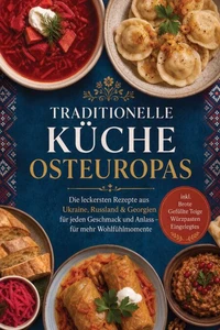 Traditionelle Küche Osteuropas: Die leckersten Rezepte aus Ukraine, Russland &amp; Georgien für jeden Geschmack und Anlass – für mehr Wohlfühlmomente – inkl. Brote, Gefüllte Teige, Würzpasten, Eingelegtes