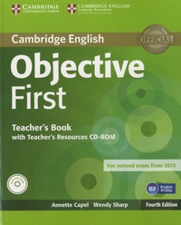Annette Capel - Objective First For Revised Exam 2015 - Teacher's Book. 1 Cédérom