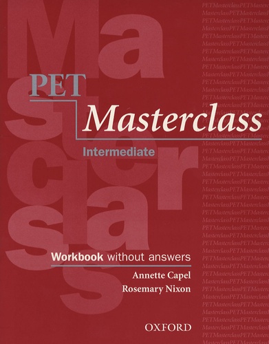 Annette Capel - Pet Masterclass Intermediate - Workbook without answers. 1 CD audio