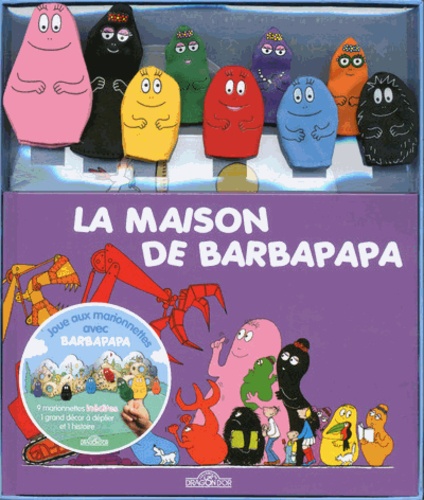 Annette Tison et Talus Taylor - Barbapapa - Coffret livre + décor + 9 marionnettes.