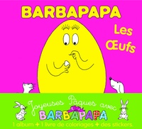 Annette Tison et Talus Taylor - Joyeuses Pâques avec Barbapapa - 1 album + 1 livre de coloriages + des stickers.