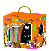 Annette Tison et Talus Taylor - La mini bibliothèque de Barbouille - Coffret 6 volumes + 1 peluche.