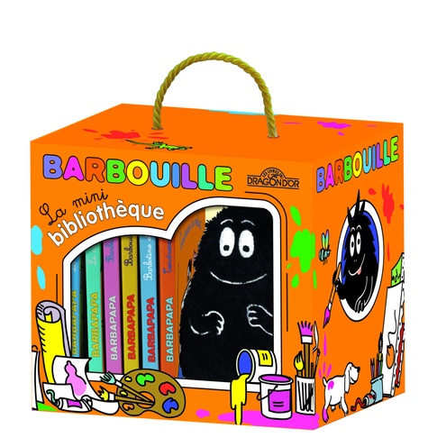 La mini bibliothèque de Barbouille. Coffret 6 volumes + 1 peluche