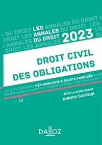 Télécharger le format ebook djvu Droit civil des obligations  - Méthodologie & sujets corrigés en francais FB2 CHM