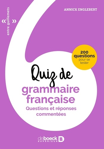 Quiz de grammaire française