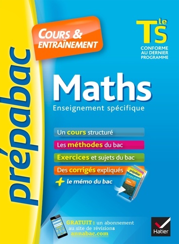 Maths Tle S. Enseignement spécifique