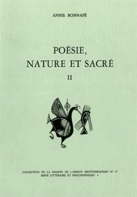 Poésie, nature et sacré