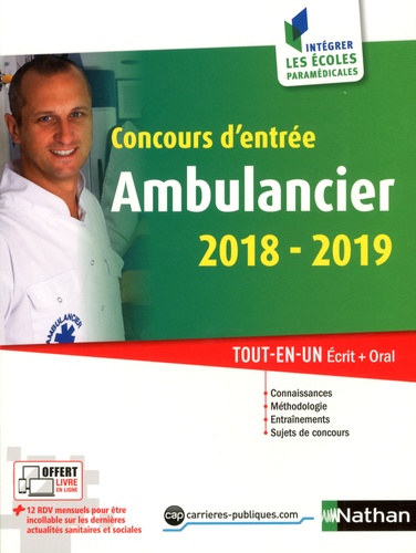 Concours d'entrée ambulancier  Edition 2018-2019